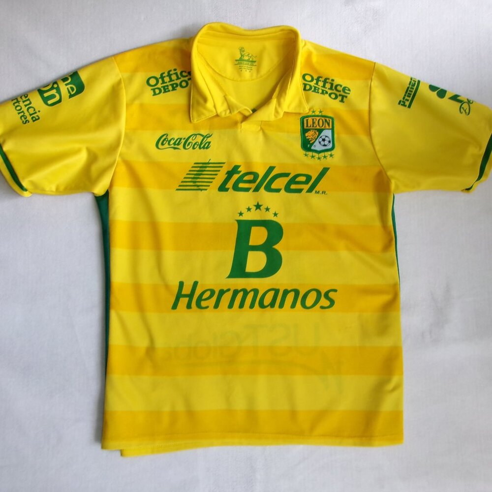 Leon FC‎ Football Soccer Jersey 100% Authentic Pirma Sz Large 2015-2016